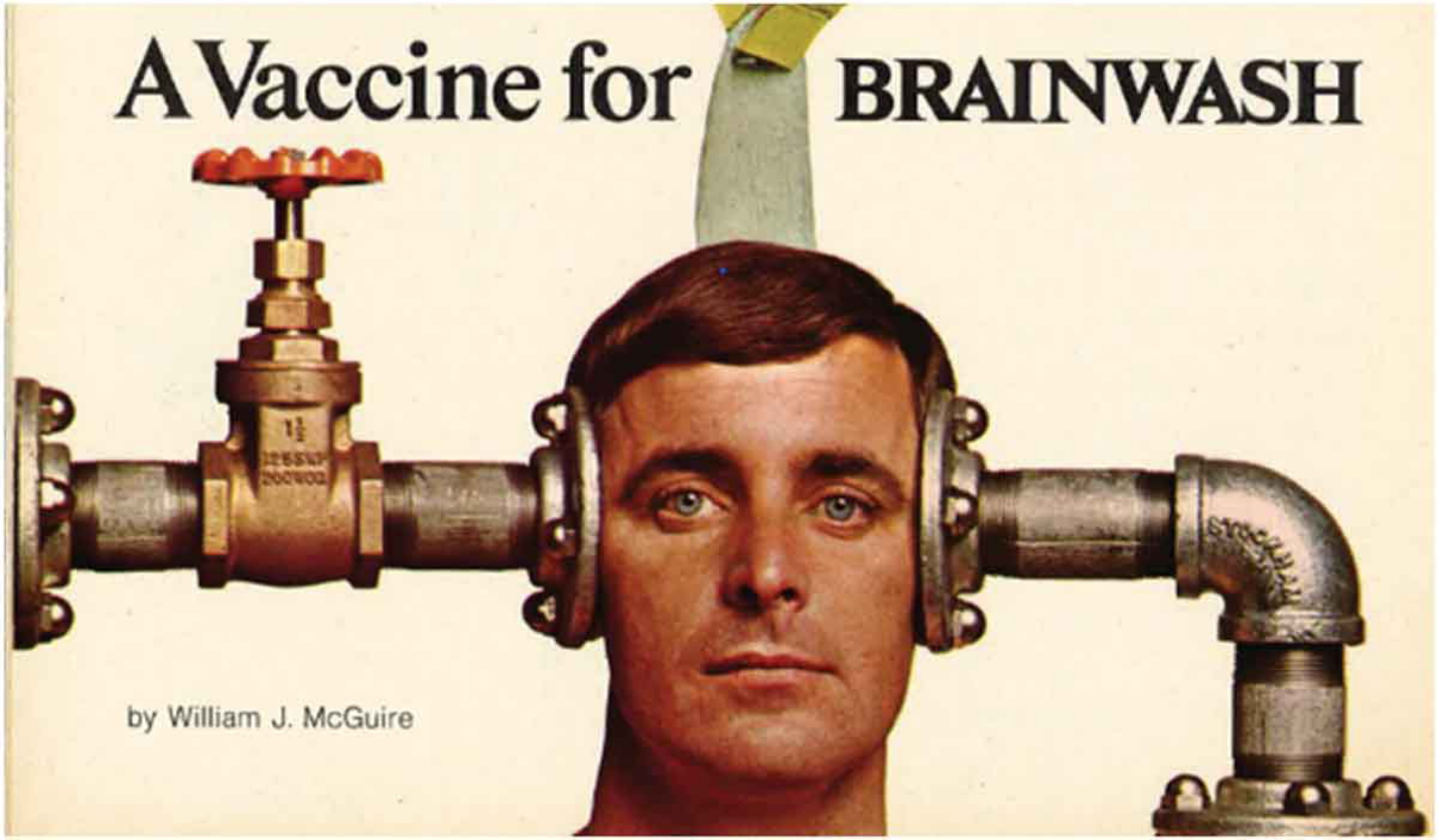 Image showing a man with a pipe through his head
